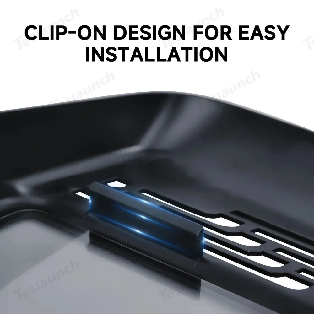 All-in-One Central Screen Tempered Glass & Frame Cover for Tesla Model Y Juniper 2025+