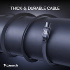 Rear Air Vent Charging Dock with Retractable Cables for Tesla Model Y L 2026+