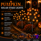 Solar Pumpkin Lights Light Up Your Halloween Yard