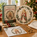 Christmas Botanical Embroidery Kit – Festive DIY Hoop Art Collection