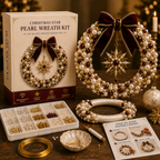 DIY Pearl Art - Christmas Wreath