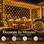 🎁LED Christmas Net Lights for Indoor & Outdoor Decorations