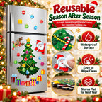 🎁Christmas Refrigerator Magnets – DIY Santa, Reindeer & Christmas Tree Decor