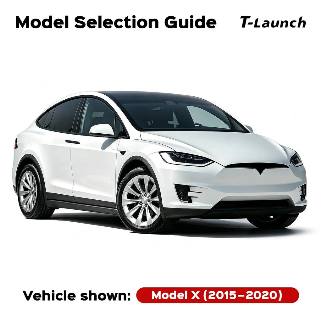 Complete Chrome Delete Vinyl Wrap Kit for Tesla Model X 2015-2020