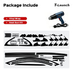 Complete Chrome Delete Vinyl Wrap Kit for Tesla Model X 2015-2020