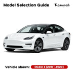 Chrome Delete Blackout Vinyl Overlay for  2017-2023 Tesla Model 3 - Matte Black
