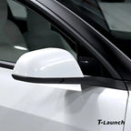 Chrome Delete Blackout Vinyl Overlay for  2017-2023 Tesla Model 3 - Matte Black