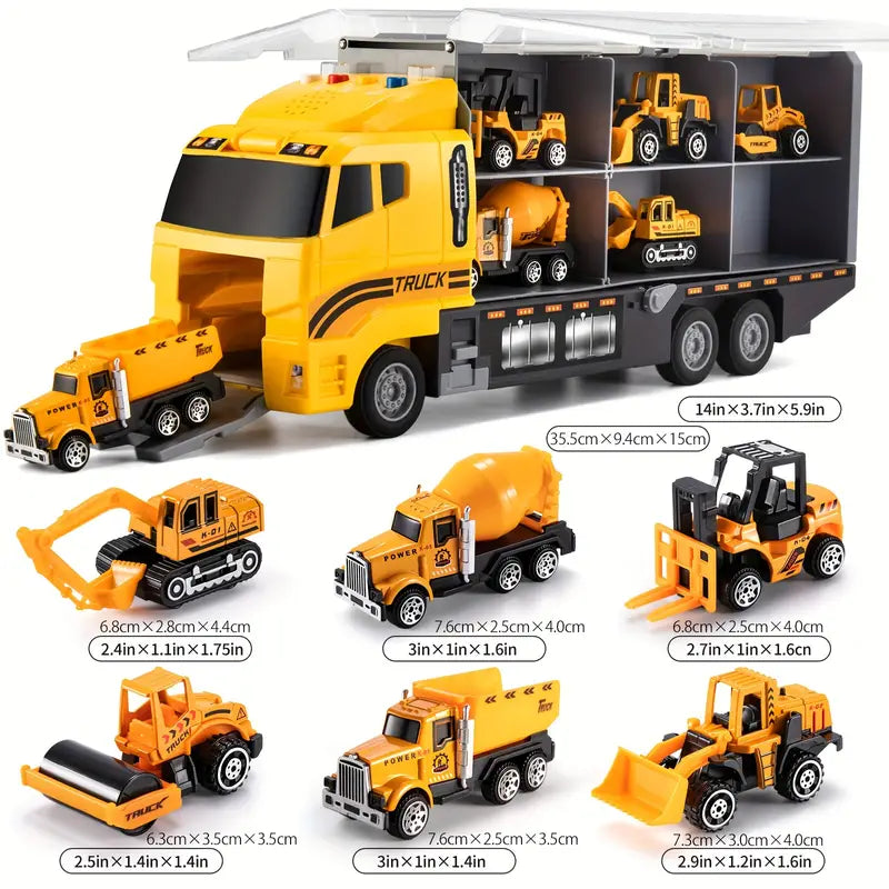 Creative Builders | Construction Toy Set with Vehicles & Tools | Engaging Building Toys for 5 Year Olds
