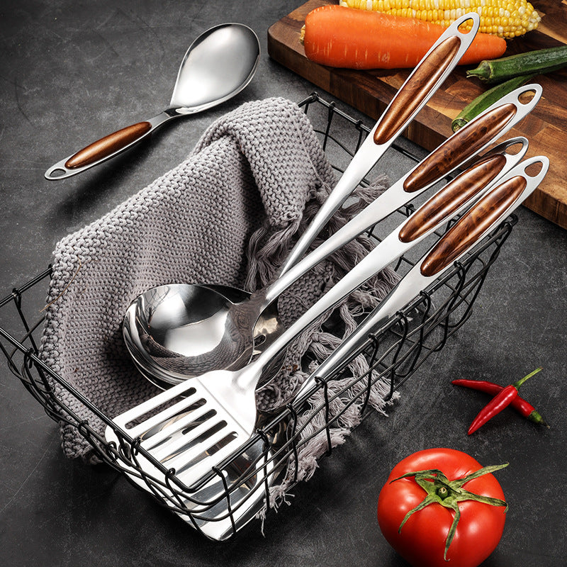 Culinary Collection | Stainless Steel Kitchen Utensil Set with Ergonomic Handles | Essential Cooking Tools for Professional Chefs