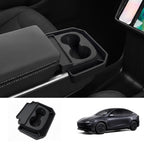 Cup Holder Insert Center Console Storage Organizer for Tesla Model Y Standard 2026+