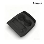 Silicone Integrated Cup Holder & Storage Organizer for Tesla Model Y Standard 2026+