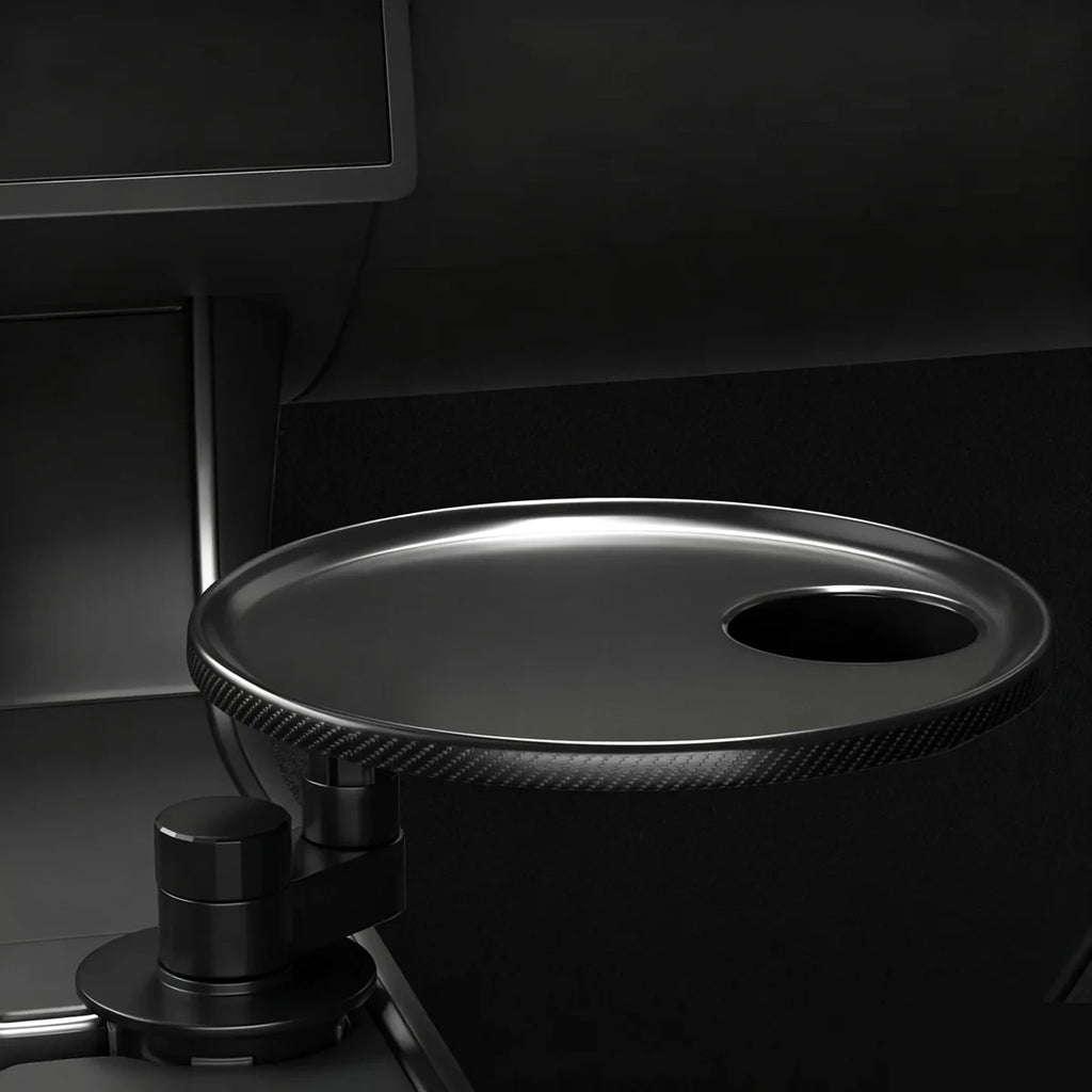 360° Rotatable Cup Holder Tray Table for Tesla Model 3/Y/S/X