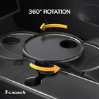 360° Rotatable Cup Holder Tray Table for Tesla Model 3/Y/S/X