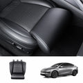 Nappa Leather Front Seat Leg Support Cushion for Tesla Model 3 / Model Y