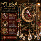Handmade Christmas Stained Glass Window Hanging