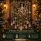 Handmade Christmas Stained Glass Window Hanging