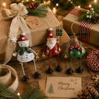 Whimsical Christmas Metal Hanging Ornaments