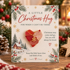 A Little Christmas Hug – Card with Detachable Ornament