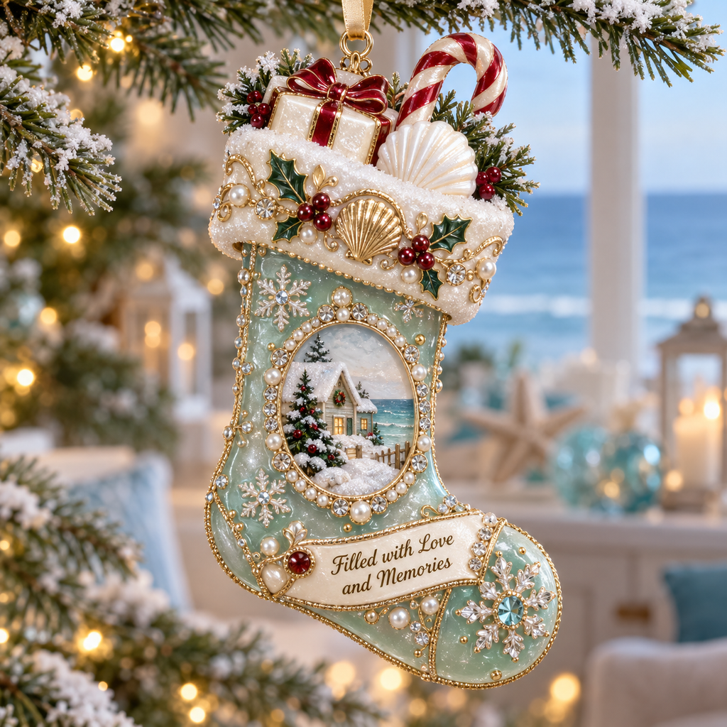 Coastal Christmas Ornament