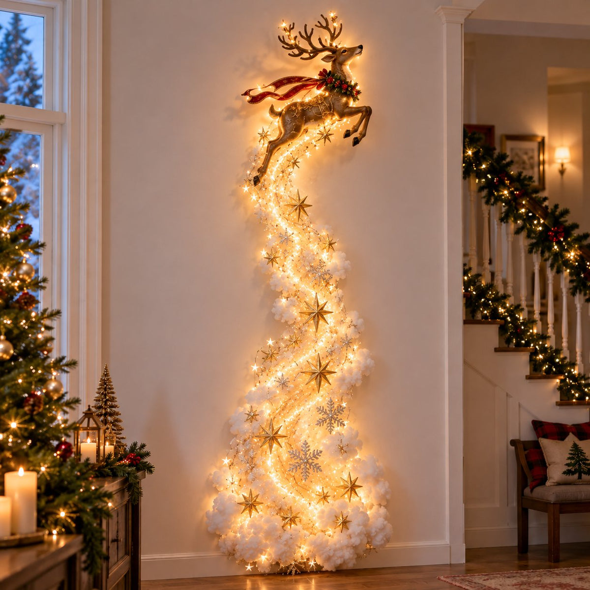 ❤️ Christmas Magic Trail Wall Light - A Little Christmas Magic, Right on Your Wall