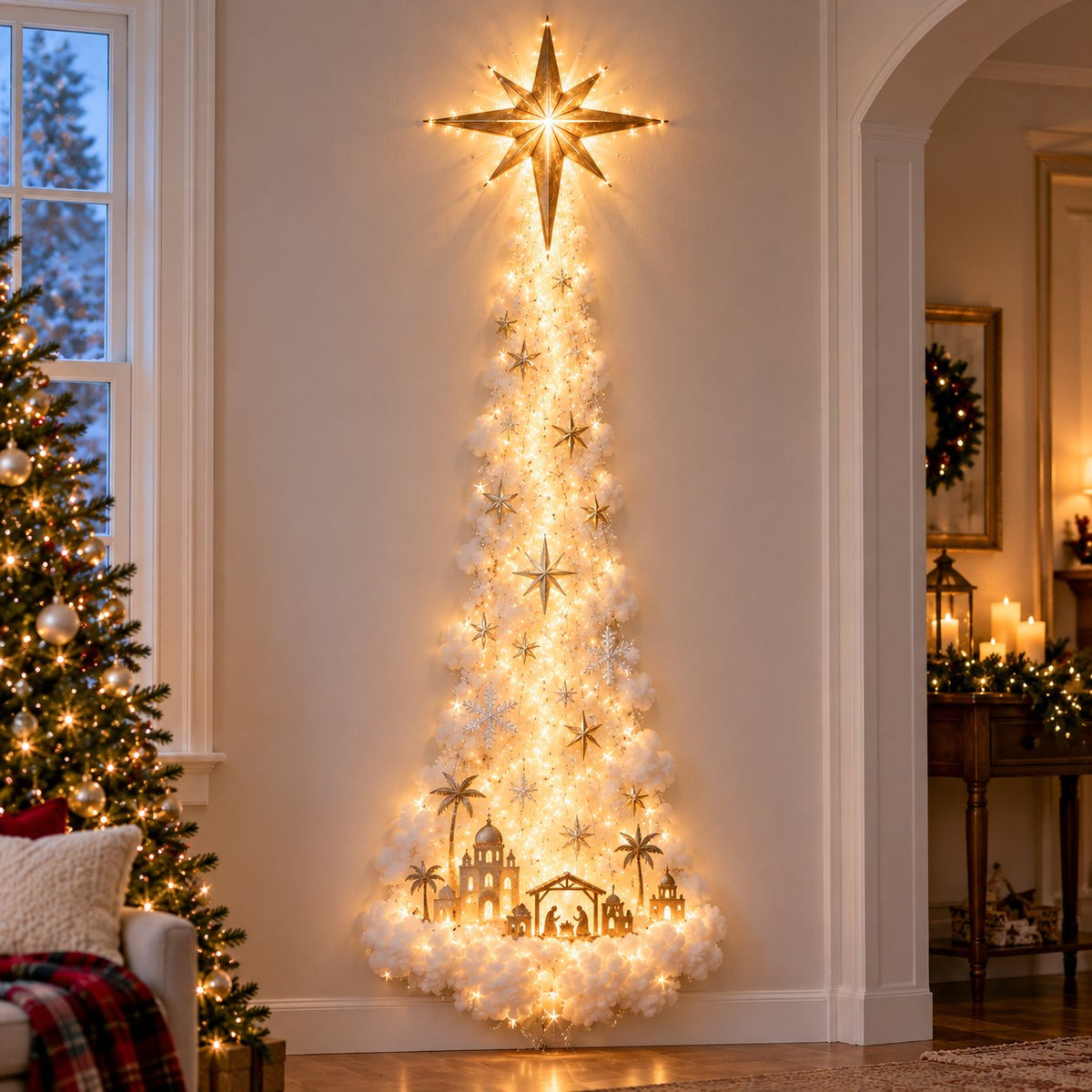 ❤️ Christmas Magic Trail Wall Light - A Little Christmas Magic, Right on Your Wall