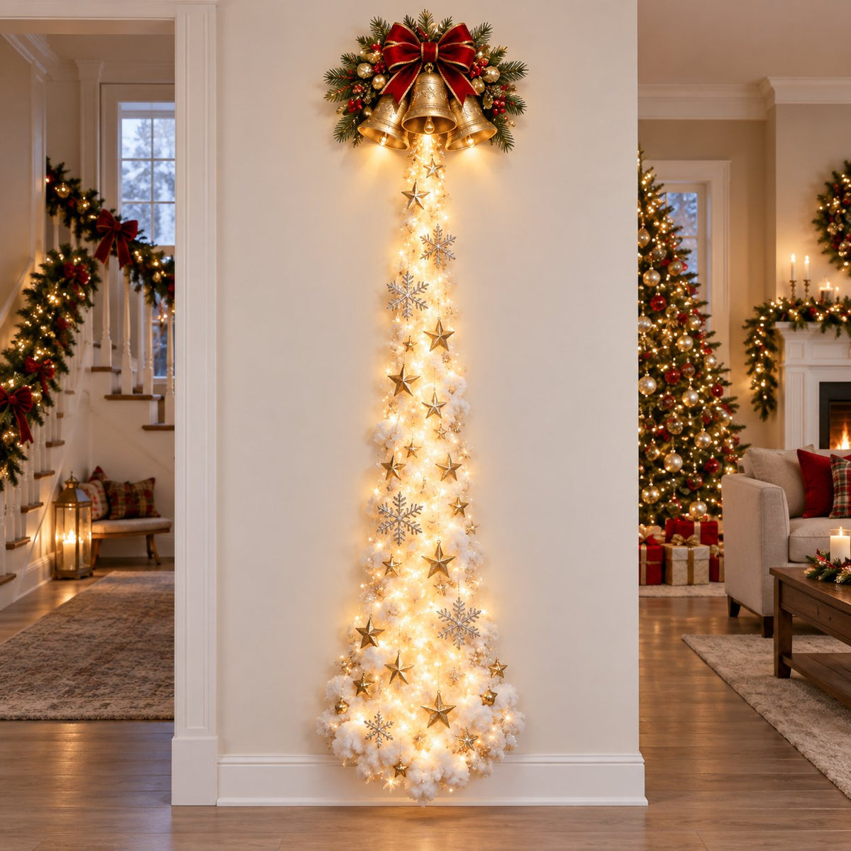 ❤️ Christmas Magic Trail Wall Light - A Little Christmas Magic, Right on Your Wall