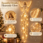 ❤️Angel Blessing Starfall Wall Light – Heavenly Christmas Wall Decor