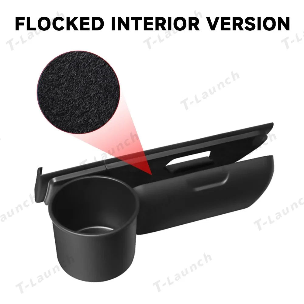 Dashboard Cup & Glasses Holder – 2-in-1 Storage Organizer Box for Tesla Model Y Juniper 2025+