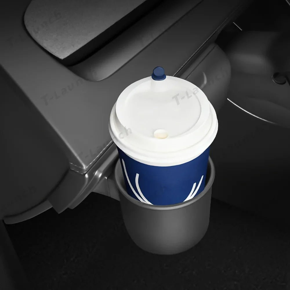 Dashboard Cup & Glasses Holder – 2-in-1 Storage Organizer Box for Tesla Model Y Juniper 2025+