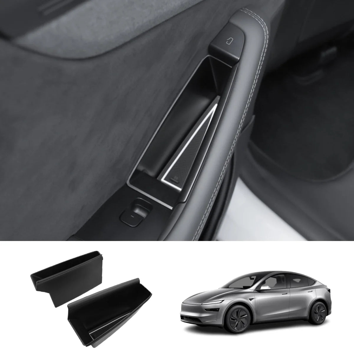 ABS Door Handle Storage Box for Tesla Model Y Juniper 2025+