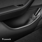 TPE Door Pocket Storage Box with Emergency Release Pull Ring for Tesla Model Y/Y L 2025+