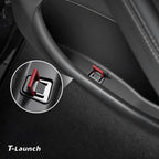 TPE Door Pocket Storage Box with Emergency Release Pull Ring for Tesla Model Y/Y L 2025+