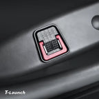 TPE Door Pocket Storage Box with Emergency Release Pull Ring for Tesla Model Y/Y L 2025+