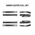 Carbon Fiber Style Door Sill Protectors for Tesla Model Y L 2026+