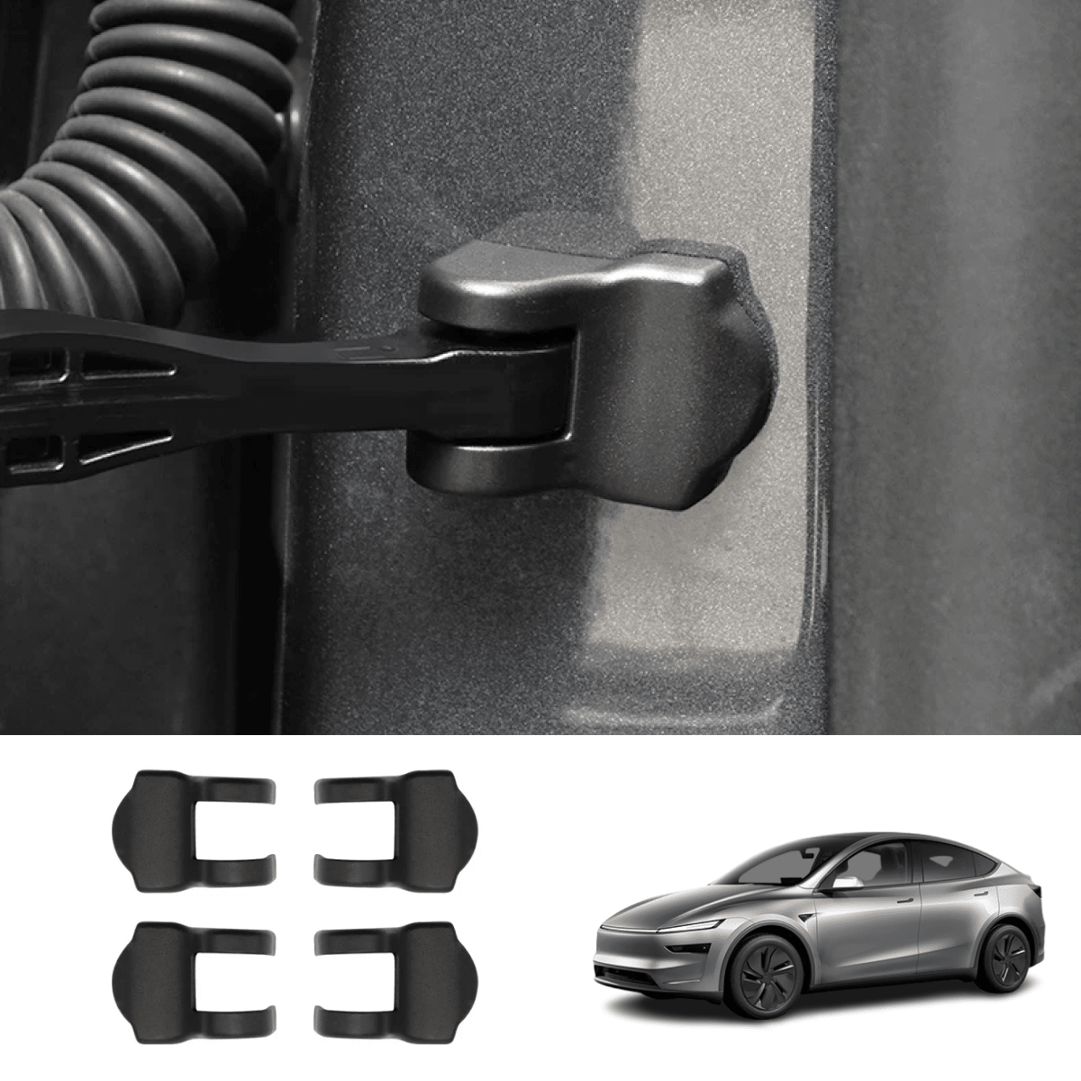 TPE Door Stopper Anti-Rust Protector Cover for Tesla Model 3/Y 2017+