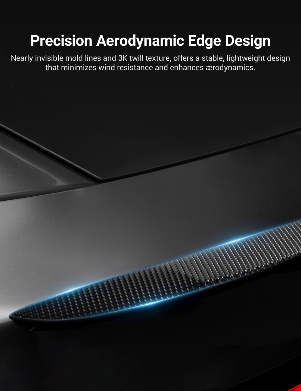 Performance Style Dry Carbon Fiber Spoiler for Model Y Juniper 2025+ | Miroken