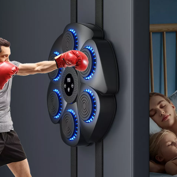 Dynamic Boxing Pad | Interactive Punching Pad with Rhythm Guidance | Enhance Coordination and Cardio Workouts