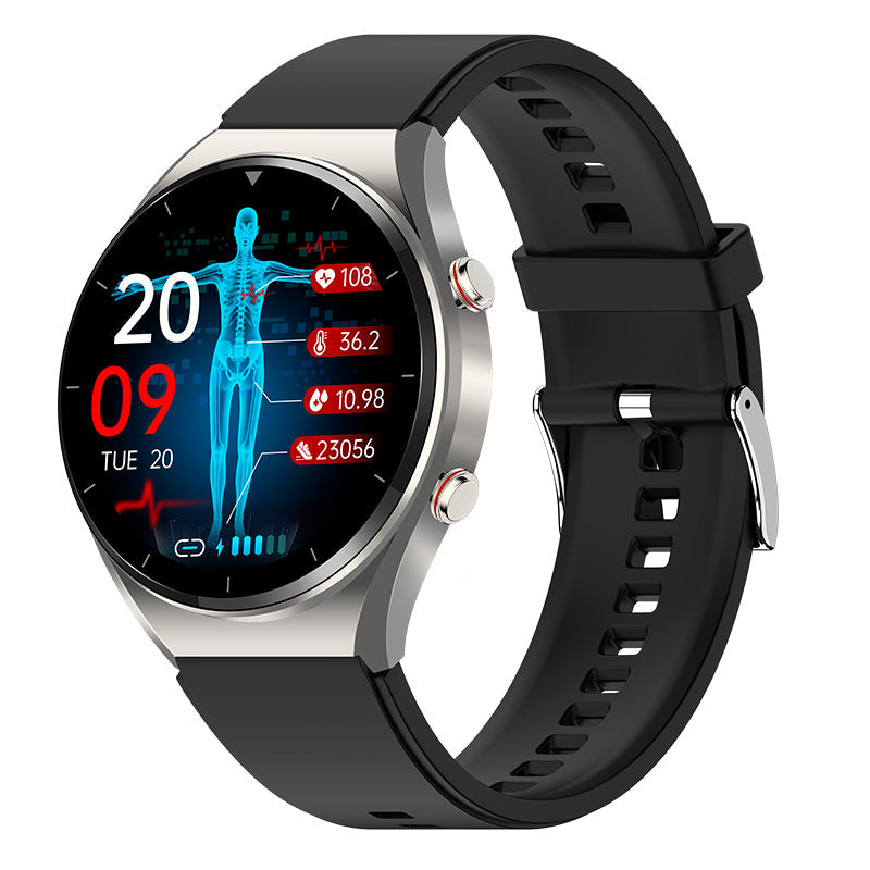 Miroken | One-Click Blood Sugar|Blood Glucose Blood Pressure ECG|ECG HRV Heart Rate Monitor Health Smart Watch