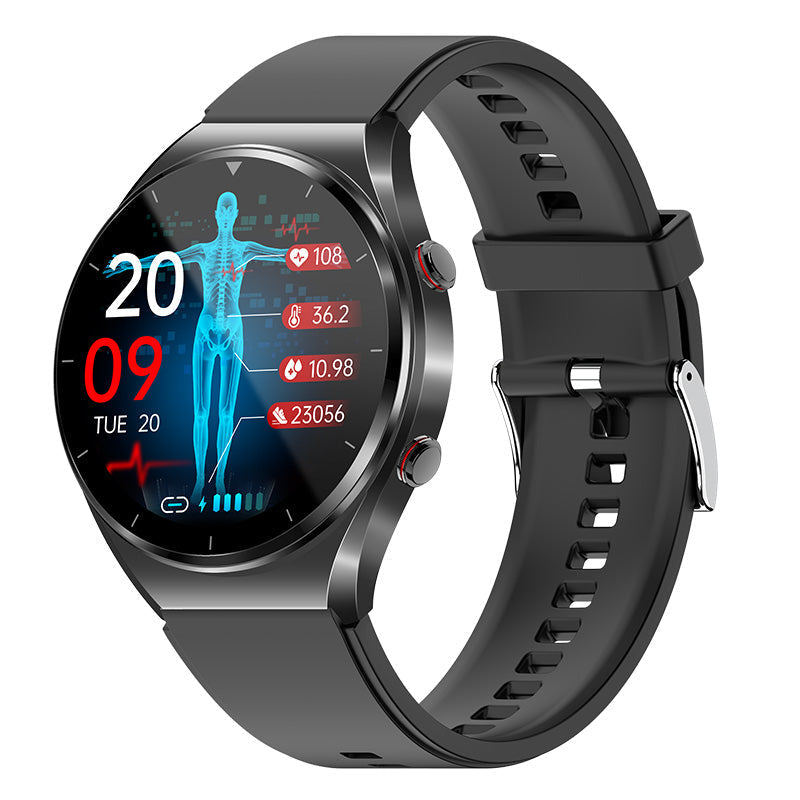 Miroken | One-Click Blood Sugar|Blood Glucose Blood Pressure ECG|ECG HRV Heart Rate Monitor Health Smart Watch
