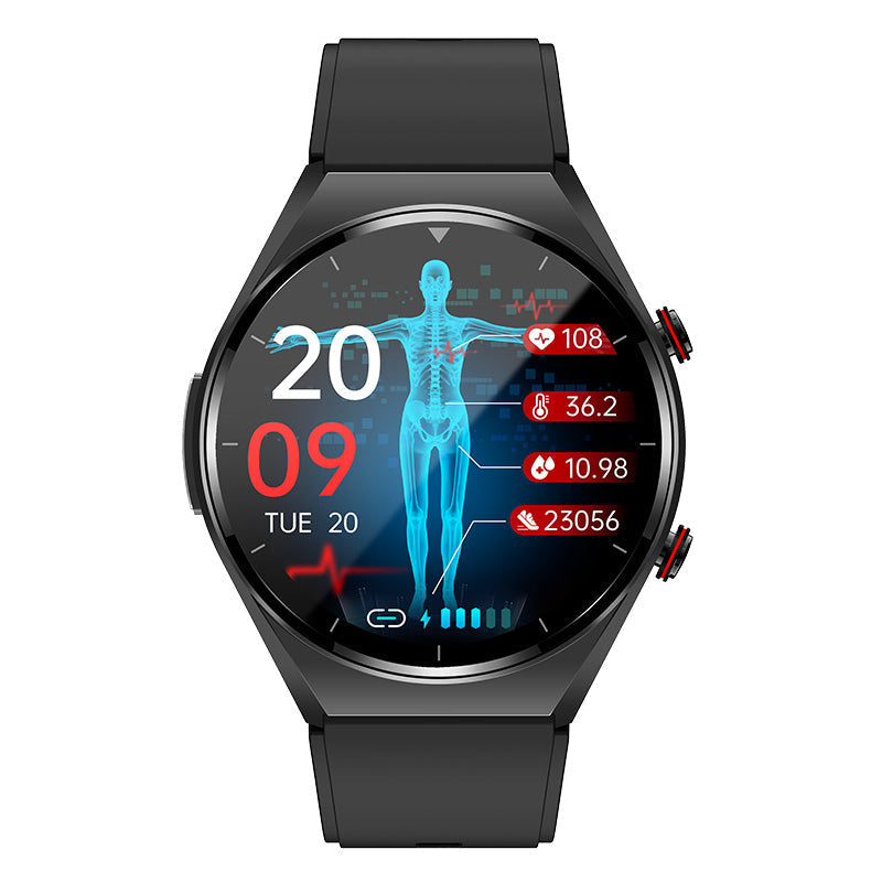 Miroken | One-Click Blood Sugar|Blood Glucose Blood Pressure ECG|ECG HRV Heart Rate Monitor Health Smart Watch