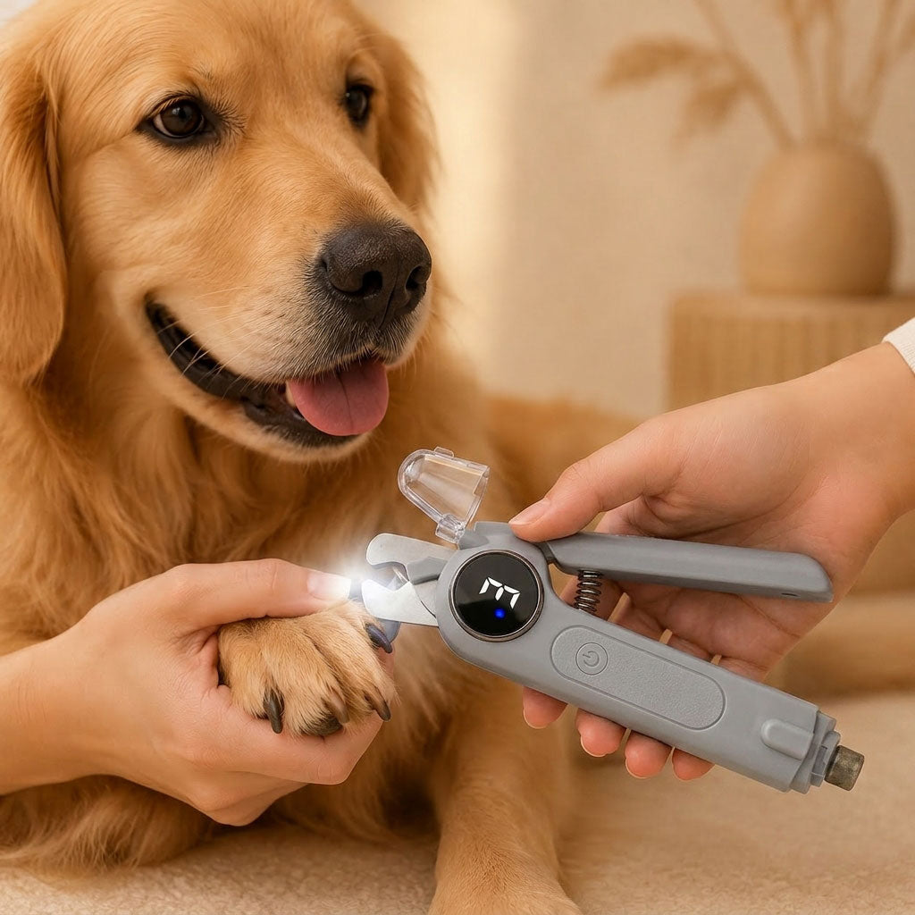 Miroken2-in-1 Pet Electric Nail Clipper & Grinder with LED Light