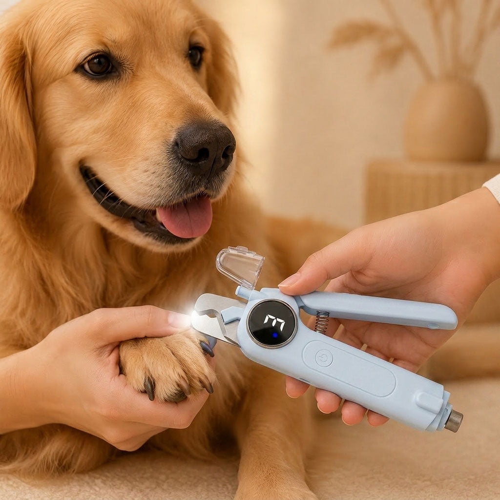 Miroken2-in-1 Pet Electric Nail Clipper & Grinder with LED Light