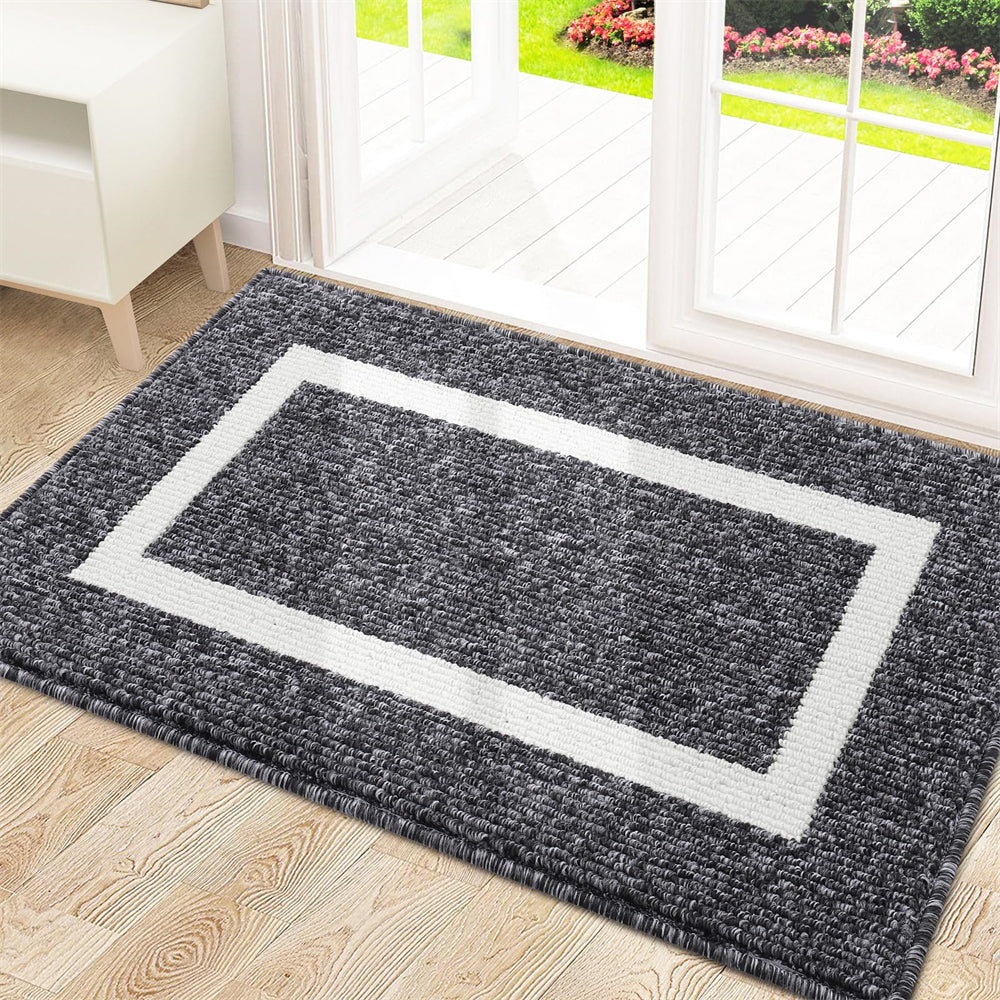 Elegant Entrance Mat | Robust Dirt Absorbing Doormat with Non-Slip Base for Indoor and Outdoor Use