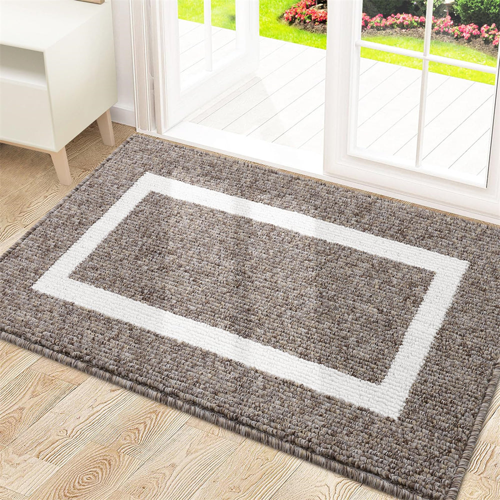 Elegant Entrance Mat | Robust Dirt Absorbing Doormat with Non-Slip Base for Indoor and Outdoor Use