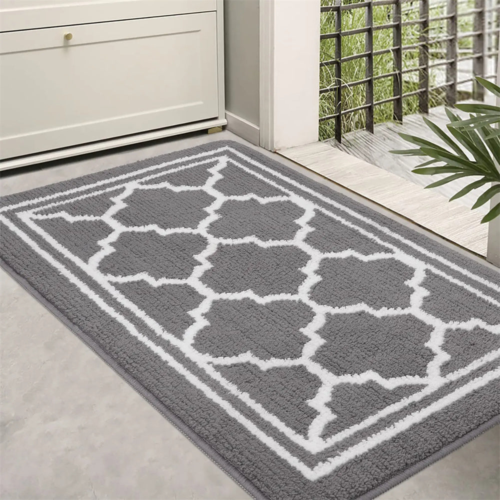 Elegant Entrance Mat | Robust Dirt Absorbing Doormat with Non-Slip Base for Indoor and Outdoor Use