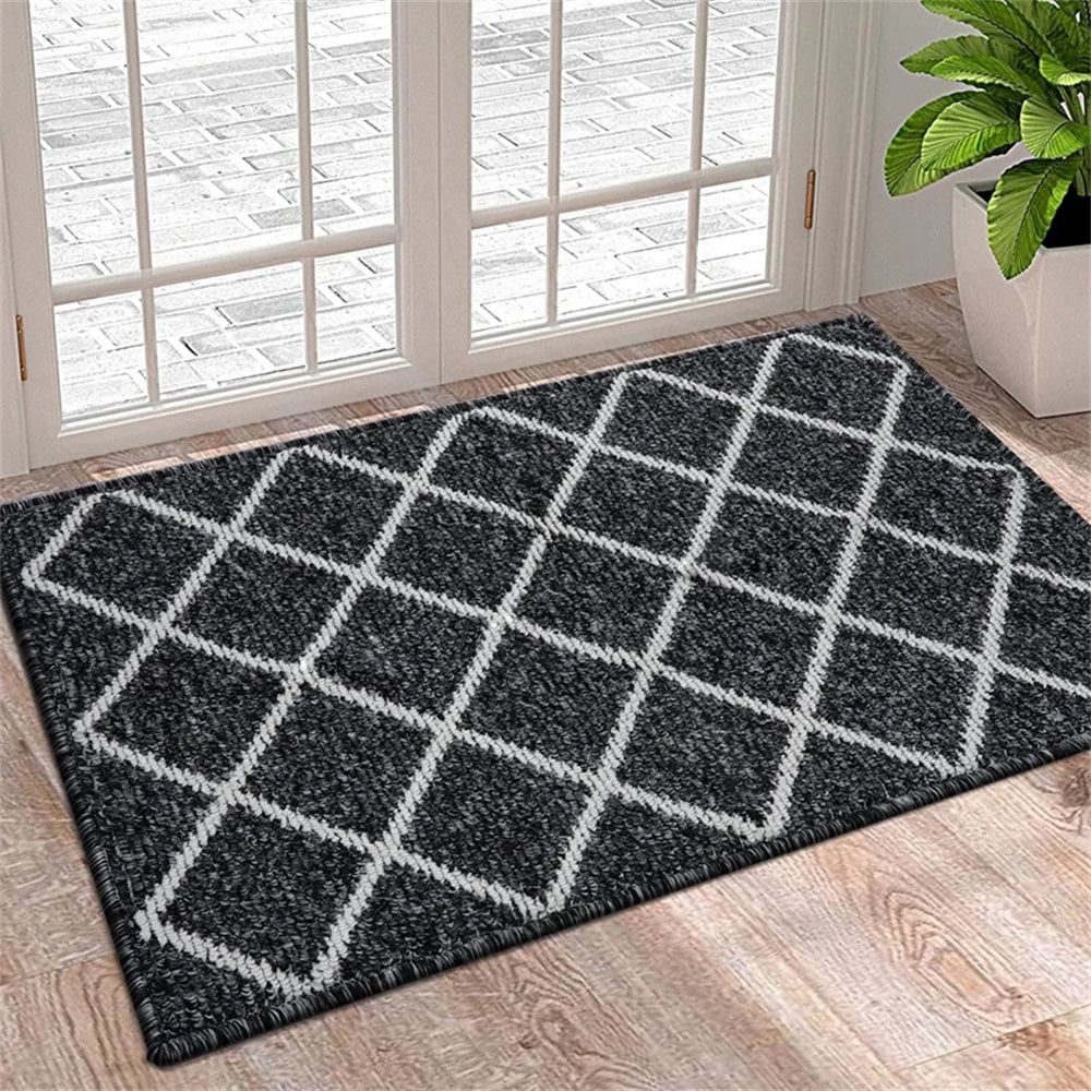Elegant Entrance Mat | Robust Dirt Absorbing Doormat with Non-Slip Base for Indoor and Outdoor Use