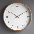 Elegant Scandinavian Large Wall Clock with Silent Quartz Movement | Minimalist Decor for Home and Office
