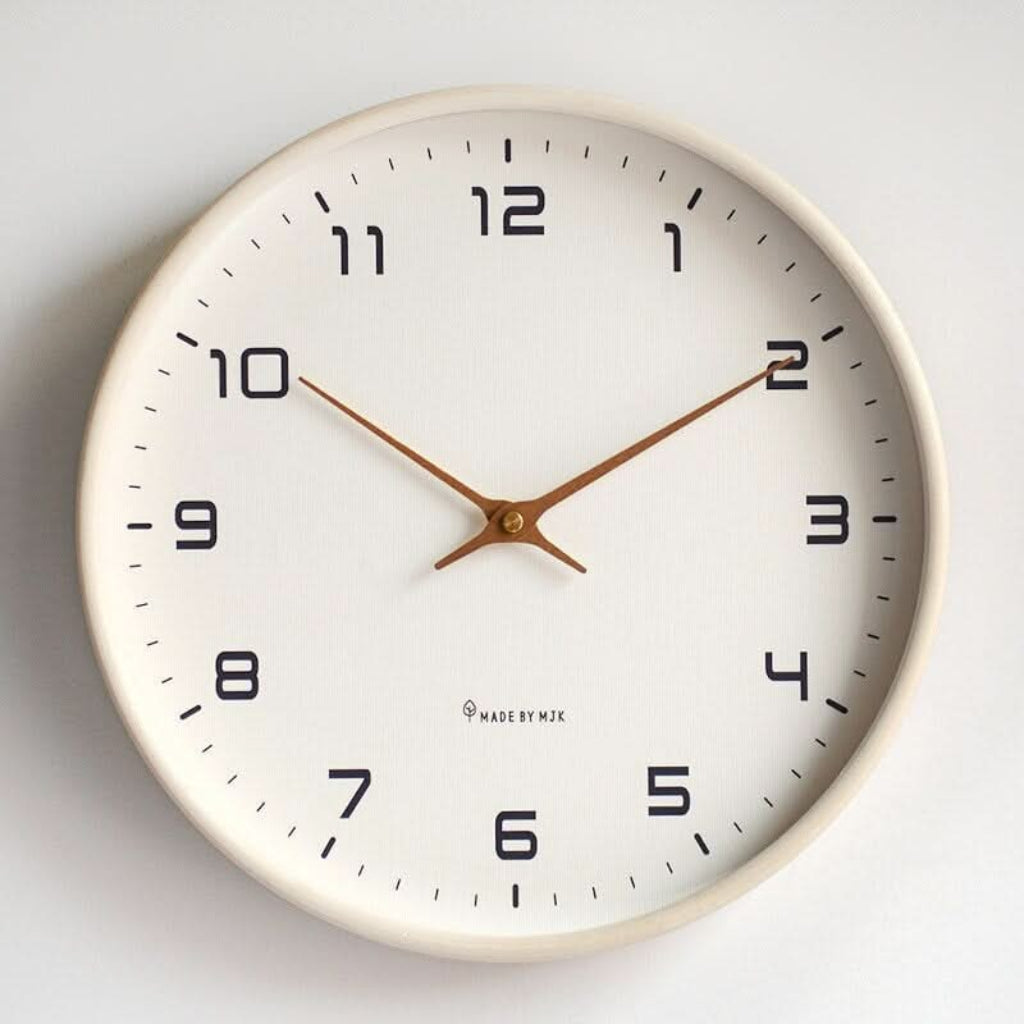Elegant Scandinavian Large Wall Clock with Silent Quartz Movement | Minimalist Decor for Home and Office