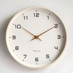 Elegant Scandinavian Large Wall Clock with Silent Quartz Movement | Minimalist Decor for Home and Office