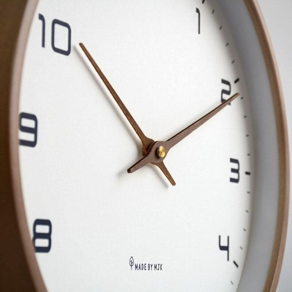 Elegant Scandinavian Large Wall Clock with Silent Quartz Movement | Minimalist Decor for Home and Office